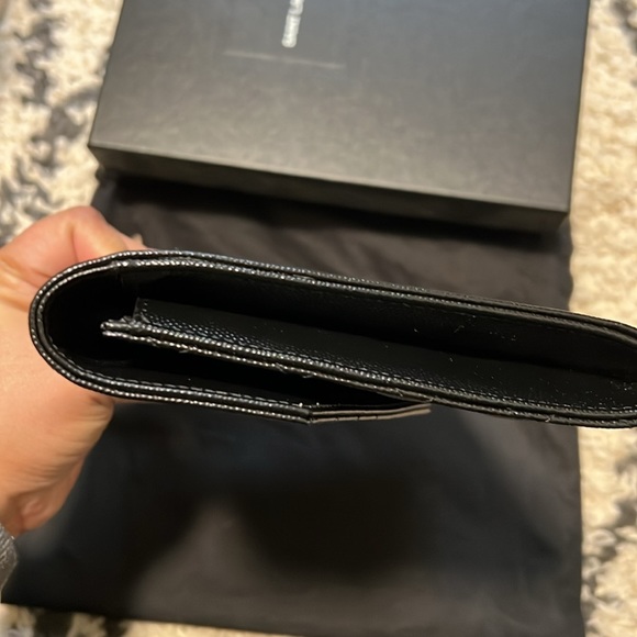 YSL Cassandre Matelasse Flap Pouch Wristlet - Picture 6 of 7